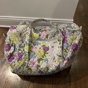 Vera Bradley Womens Duffel Bag, Light Purple and Green